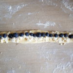 drożdżówki z serem i jagodami