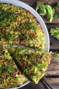 młoda kapusta z patelni