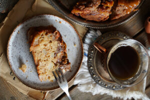 ciasto z jabłkami i kruszonką