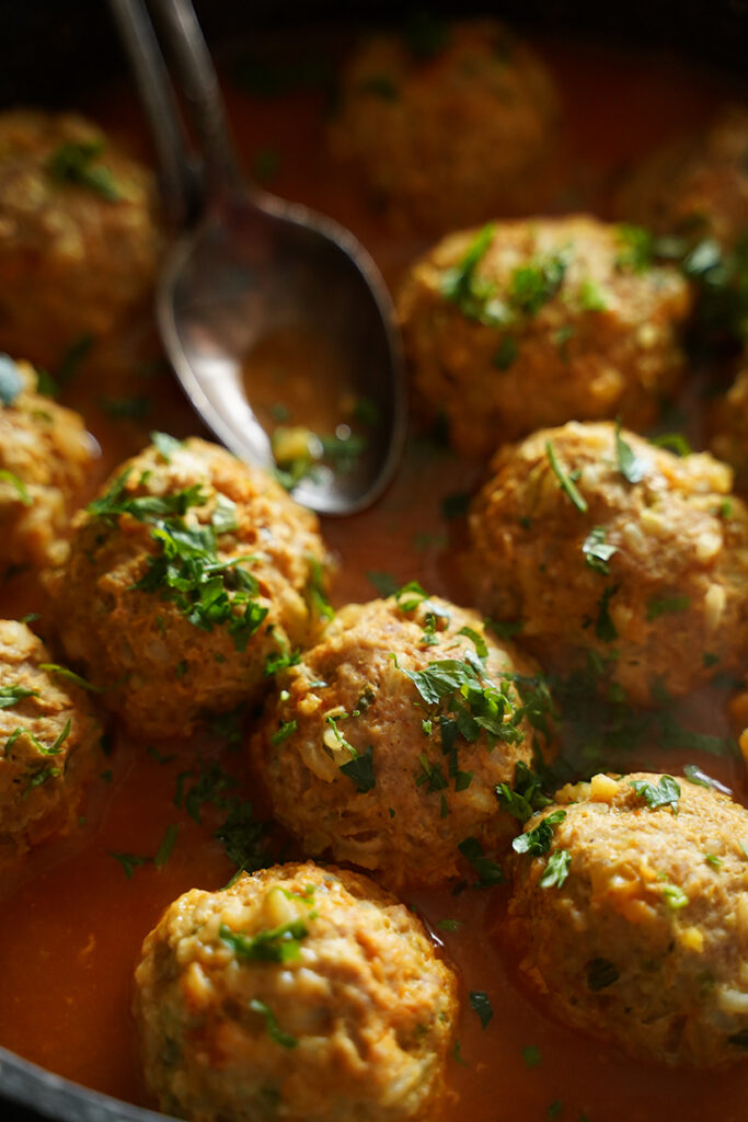 pulpety z indyka z kapustą 