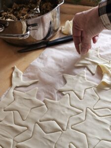 paszteciki z kapustą i grzybami