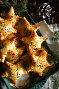 proste paszteciki z kapustą i grzybami