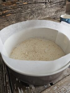 sernik baskijski pistacjowy