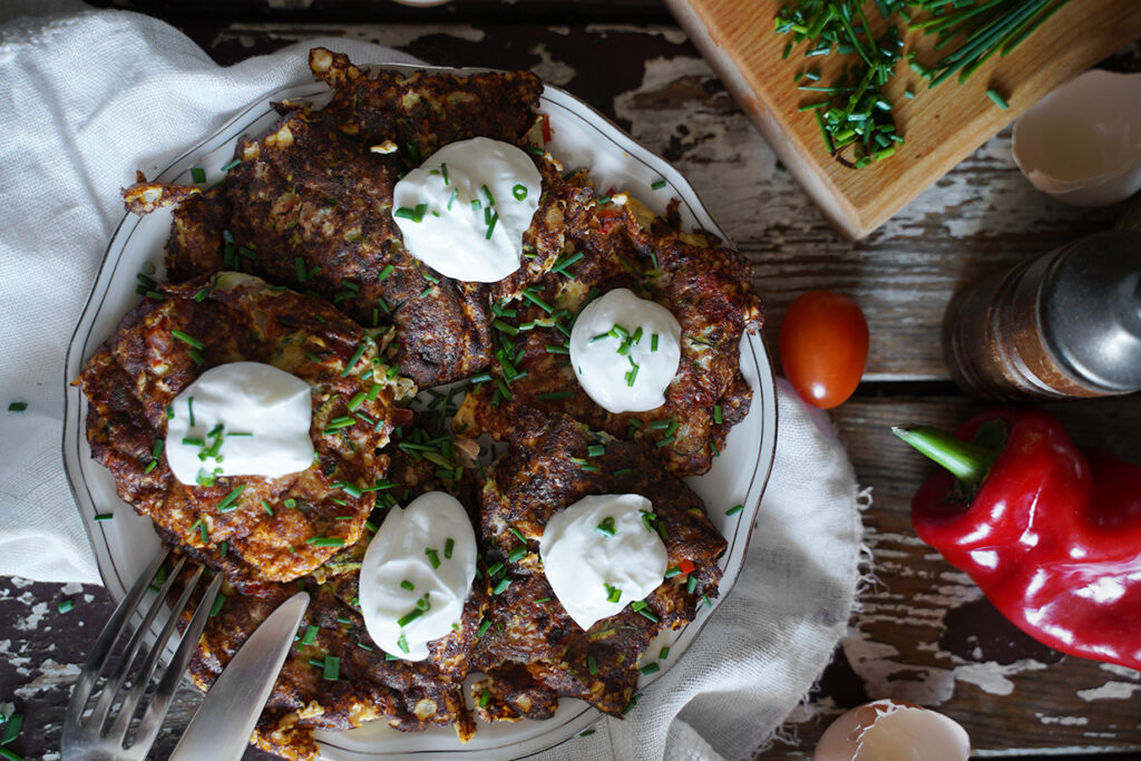 placki wysokobiałkowe