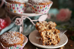 pyszne muffinki z czekoladą
